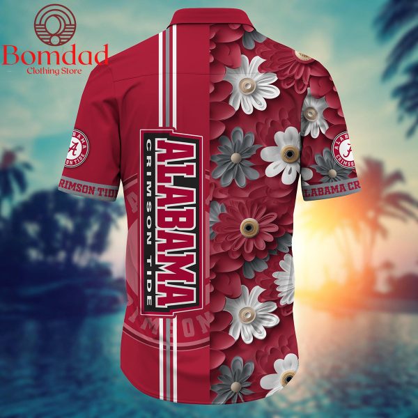 Alabama Crimson Tide Fan Flower Hawaii Shirts