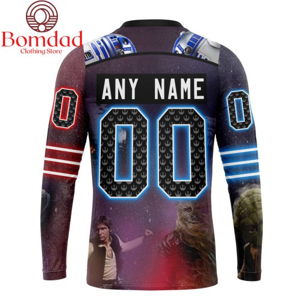 Anaheim Ducks Star Wars Collaboration Personalized Hoodie Shirts