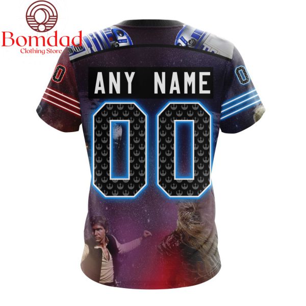 Anaheim Ducks Star Wars Collaboration Personalized Hoodie Shirts