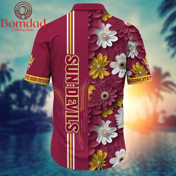 Arizona State Sun Devils Fan Flower Hawaii Shirts