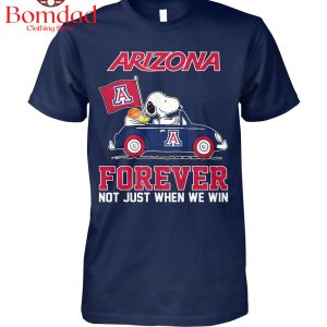 Arizona Wildcats Love Snoopy Forever Fan T Shirt