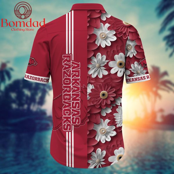 Arkansas Razorbacks Fan Flower Hawaii Shirts