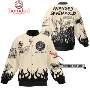 Avenged Sevenfold Skull Fan Personalized Baseball Jacket