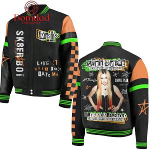 Avril Lavigne The Greatest Hits Tour So Complicated Baseball Jacket