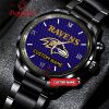 Buffalo Bills Fan Personalized Black Steel Watch