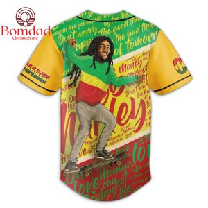 Bob Marley Don’t Worry Be Personalized Baseball Jersey
