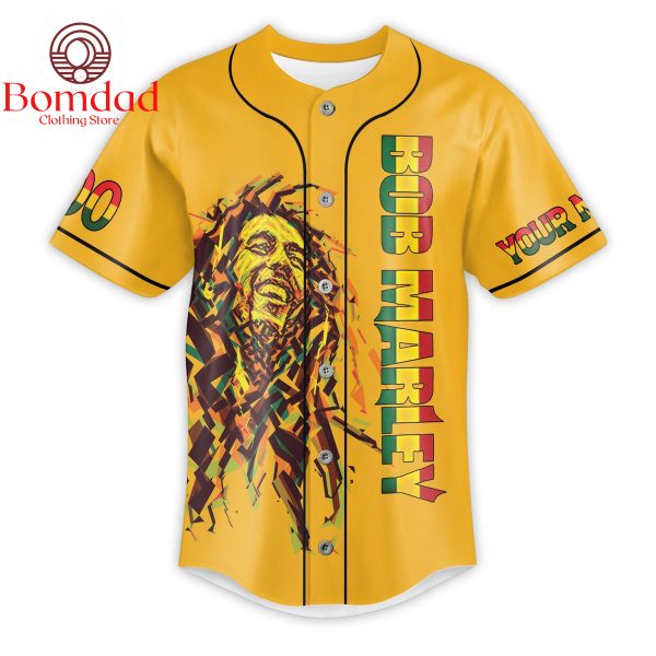 Bob Marley Don’t Worry Be Personalized Baseball Jersey