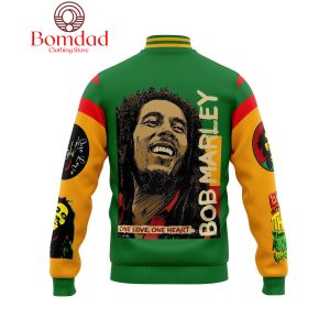 Bob Marley Let’s Get Together Fan Personalized Baseball Jacket
