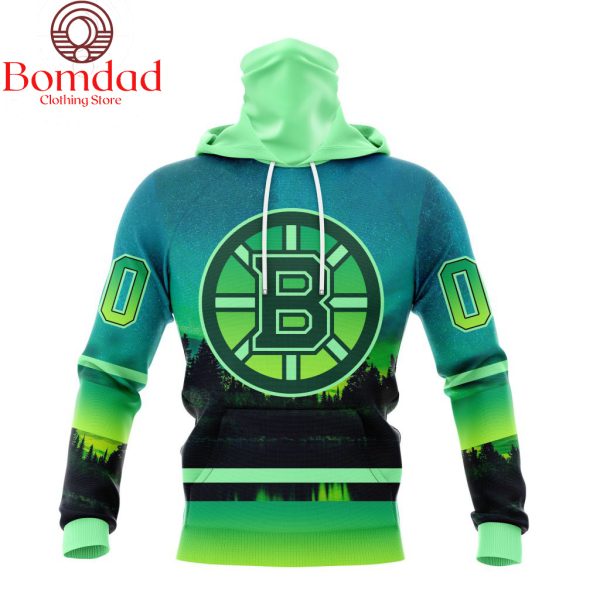 Boston Bruins Aura Northern Lights Hoodie Shirts