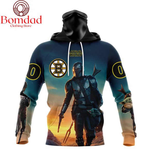 Boston Bruins Star Wars The Mandalorian Personalized Hoodie Shirts