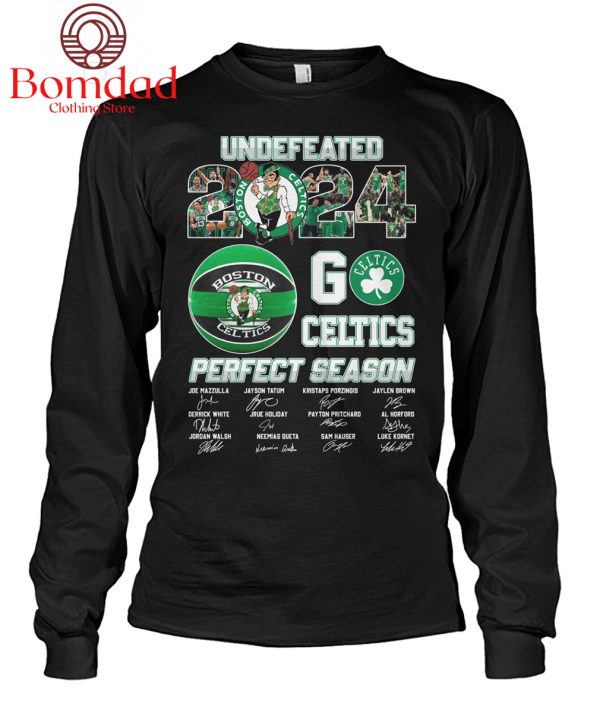 Boston Celtics 2024 Perfect Season Go Celtics T-Shirt