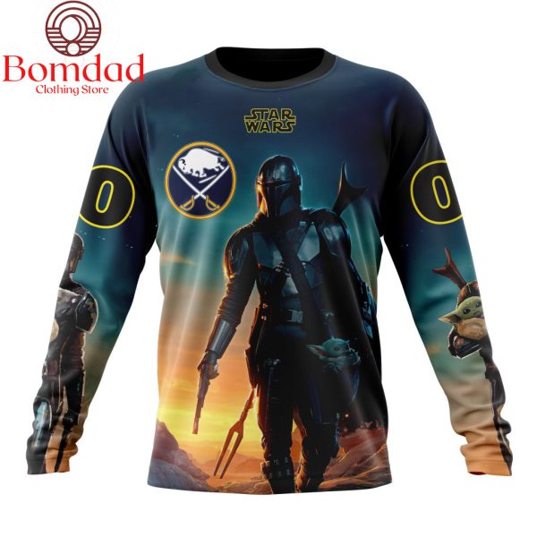 Buffalo Sabres Star Wars The Mandalorian Personalized Hoodie Shirts