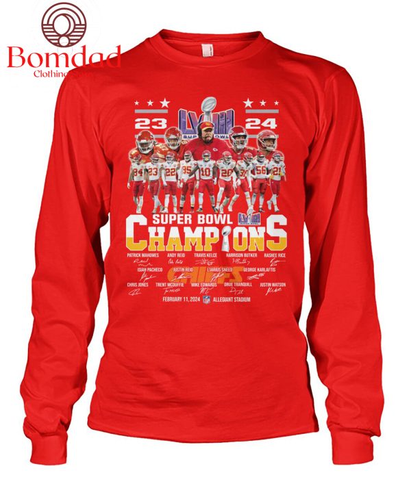 Chiefs 2024 Super Bowl LVIII Champions T Shirt