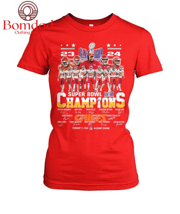 Chiefs 2024 Super Bowl LVIII Champions T Shirt