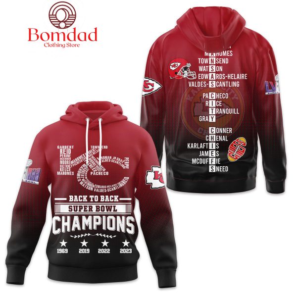 Chiefs Back To Back Super Bowl Champions 2022 2023 Hoodie T Shirt