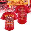 Back To Back Super Bowl Champions Chiefs Gold Home Baseball Jersey