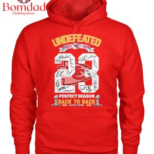 Chiefs Undefeated 2023 2024 Perfect Season Back To Back T Shirt