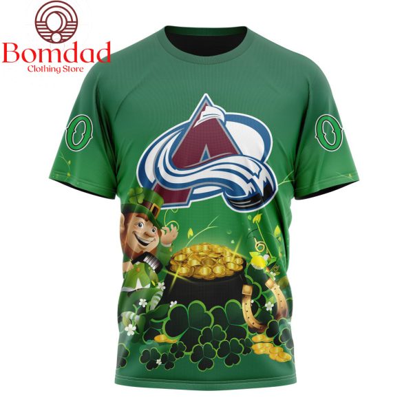 Colorado Avalanche St. Patrick’s Day Personalized Hoodie Shirts