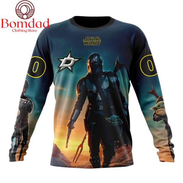 Dallas Stars Star Wars The Mandalorian Personalized Hoodie Shirts