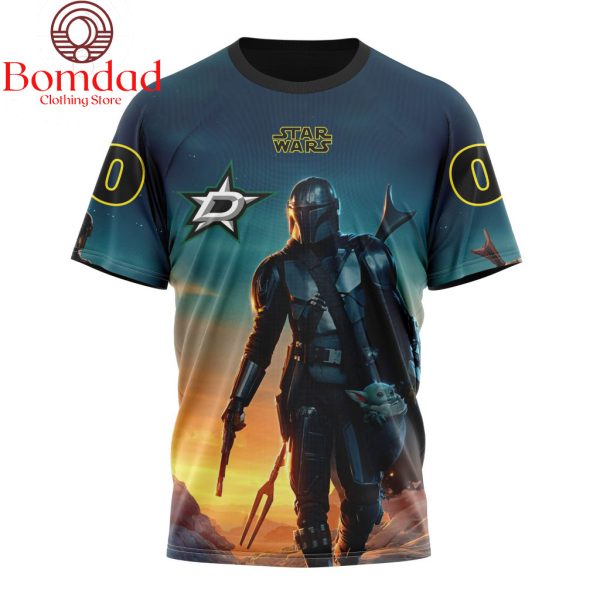 Dallas Stars Star Wars The Mandalorian Personalized Hoodie Shirts