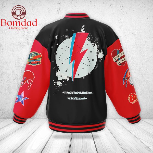 David Bowie The Song Went On Forever Personalized Baseball Jacket