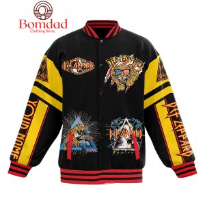 Def Leppard Give Me All You Got Personalized Baseball Jacket