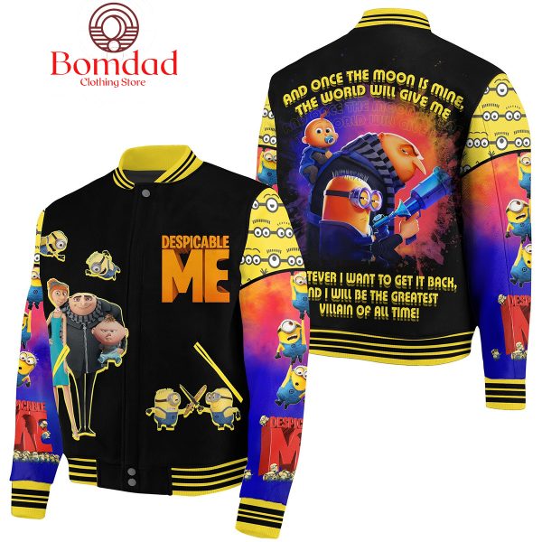 Despicable Me Will Give Me Baseball Jacket