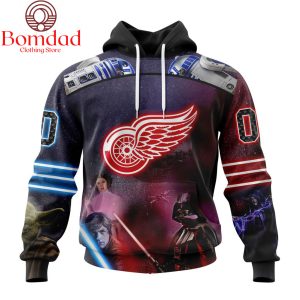 Detroit Red Wings Star Wars Collaboration Personalized Hoodie Shirts