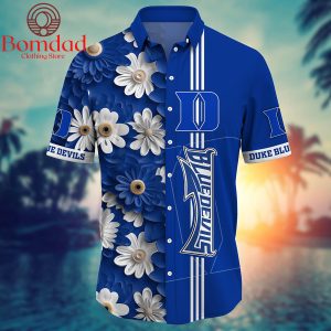 Duke Blue Devils Fan Flower Hawaii Shirts