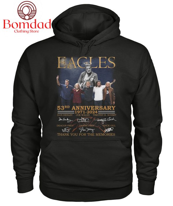 Eagles 53 Years Of Memories 1971 2024 T Shirt