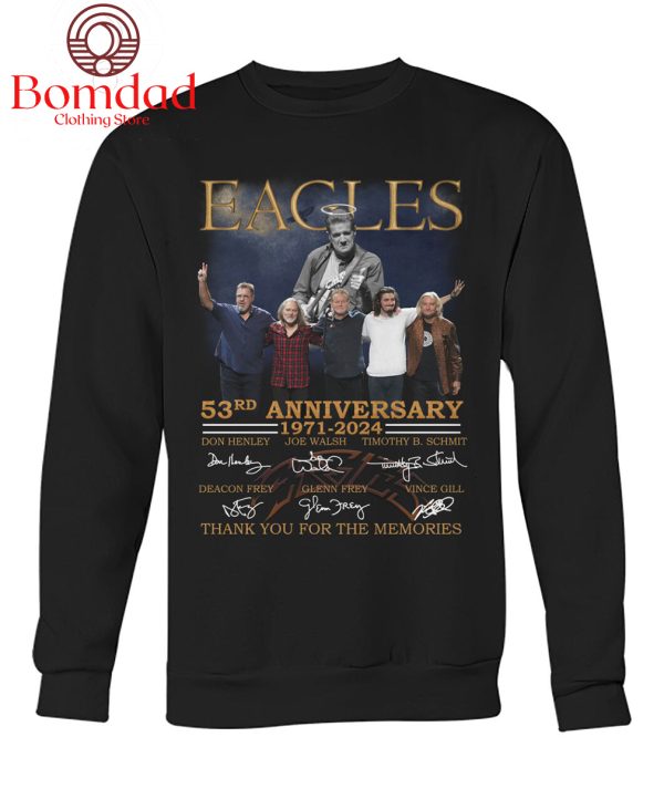 Eagles 53 Years Of Memories 1971 2024 T Shirt