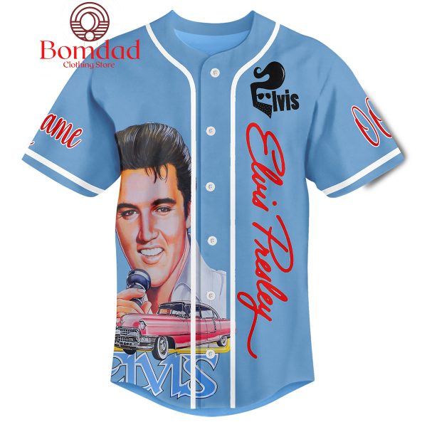 Elvis Presley Live Each Day Personalized Baseball Jersey