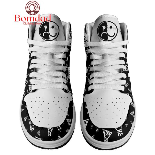 Fall Out Boy Immortal Back And White Air Jordan 1 Shoes