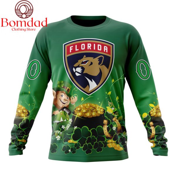 Florida Panthers St. Patrick’s Day Personalized Hoodie Shirts