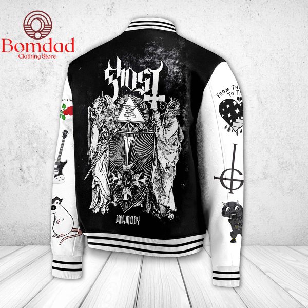 Ghost Rock Band Deus In Absentia Personalized Baseball Jacket