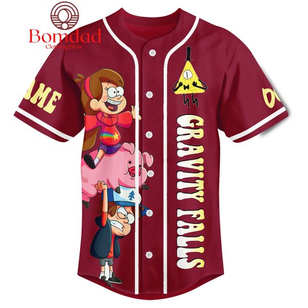 Gravity Falls Fan Personalized Baseball Jersey