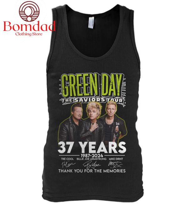 Green Day 37 Years 1987-2024 The Memories T-Shirt