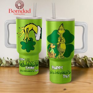 Grinch How The Grinch Stole St. Patrick’s Day 40oz Tumbler