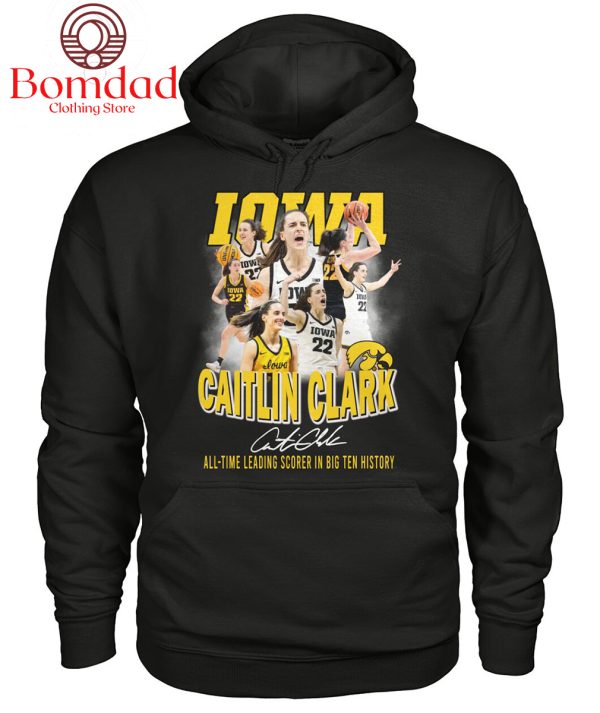 Iowa Hawkeyes Caitlin Clark All Time Leading Scorer Fan T Shirt