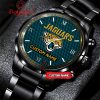 Indianapolis Colts Fan Personalized Black Steel Watch