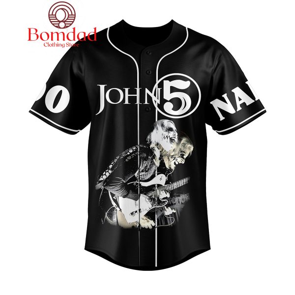 John 5 GuitarAnd Monsters Personalized Baseball Jersey