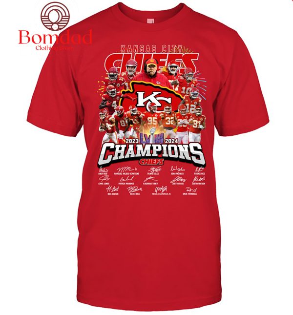 Kansas City Chiefs 2023 2024 Super Bowl Champions T Shirt