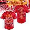 Chiefs Back To Back Super Bowl Champions Gold Home Baseball Jersey