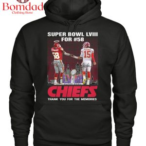 Kansas City Chiefs Super Bowl For 58 Memories T Shirt