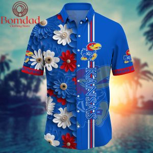 Kansas Jayhawks Fan Flower Hawaii Shirts