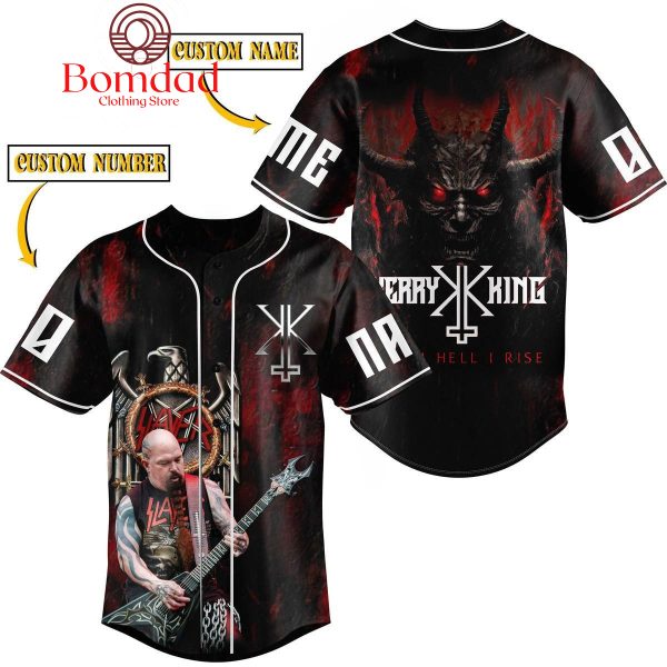 Kerry King The Hell I Rise Personalized Baseball Jersey