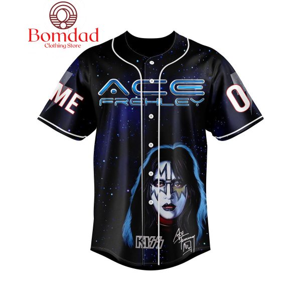 Kiss Ace Prehley In Space Personalized Baseball Jersey