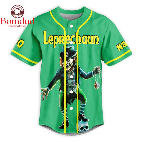 Leprechaun I’ll Not Rest Till I Have Me Gold Personalized Baseball Jersey