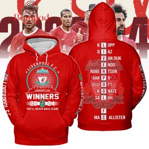 Liverpool FC Winners 2024 Carabao Cup Hoodie T Shirt