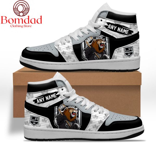 Los Angeles Kings Mascot Personalized Air Jordan 1 Shoes
